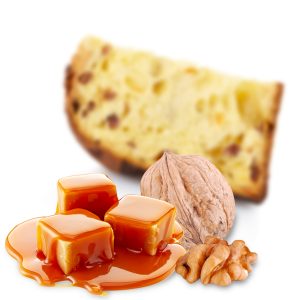 Panettone with Caramel and Walnuts